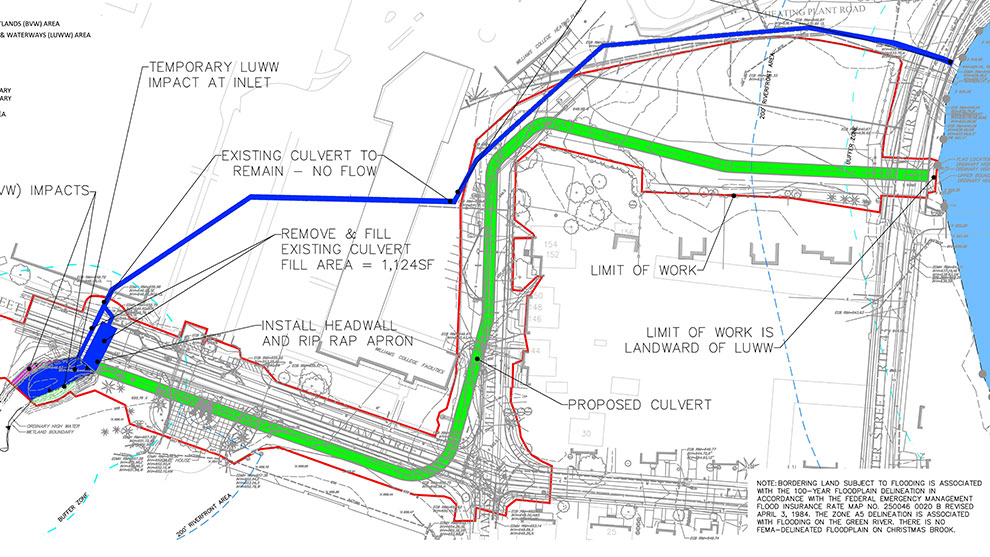 Christmas brook project plan map