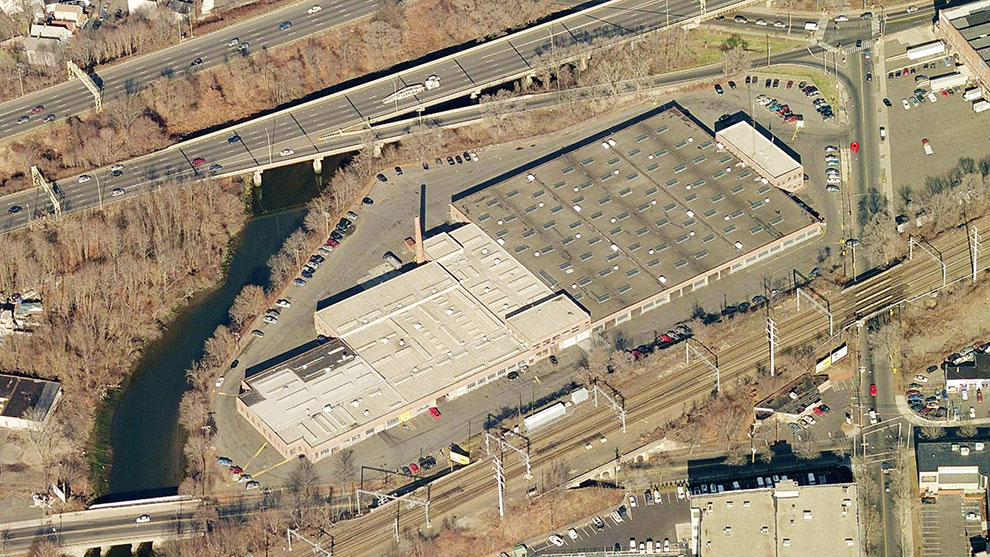 aerial view of district new haven building before