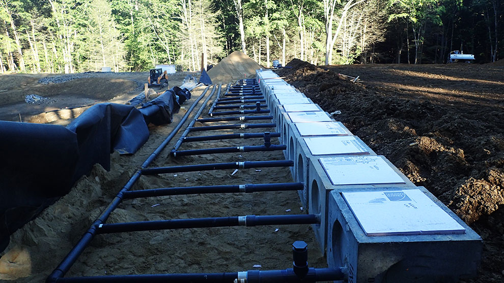 Installing the wastewater system