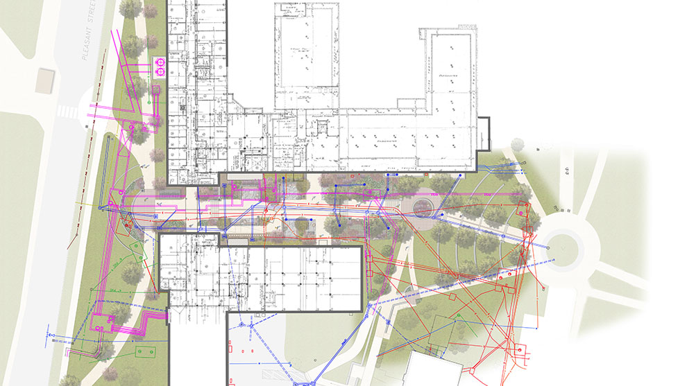 Morrill Science Center project plan map