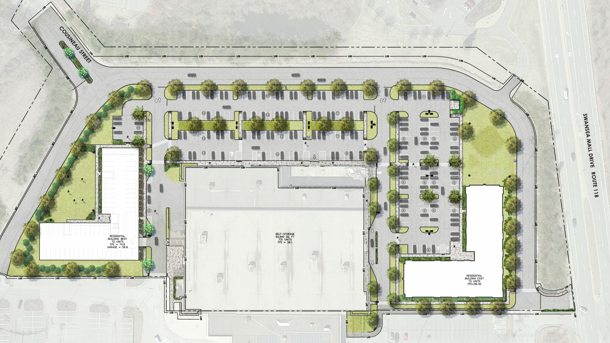 Swansea Mall Redevelopment and Adaptive Reuse - Fuss & O'Neill